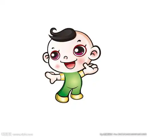 娃娃插画图片