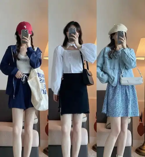 早秋显高穿搭示范,适合小个子女生,简约通勤又实用,照着穿就好