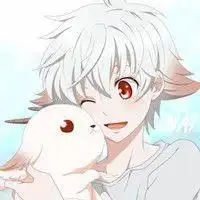 谁有动漫邪魅白发红眸头像