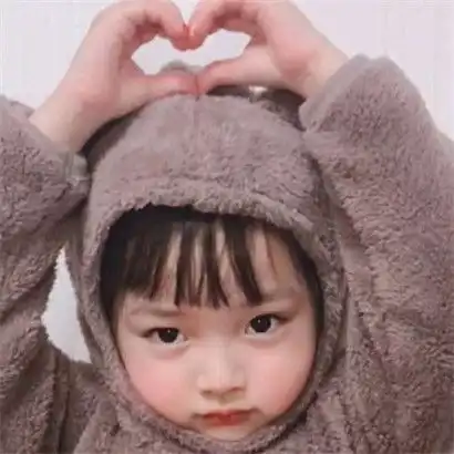2020萌娃可爱搞怪的可爱小萝莉头像女真人