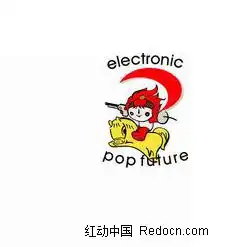 矢量卡通插画骑马的红色福娃cdr素材免费下载编号2015767红动网