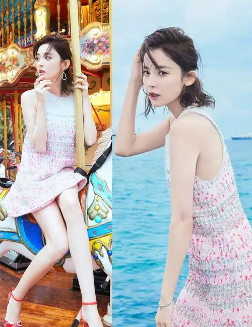 欧阳娜娜撞衫古力娜扎,都把美少女战士穿身上,却各有各的美