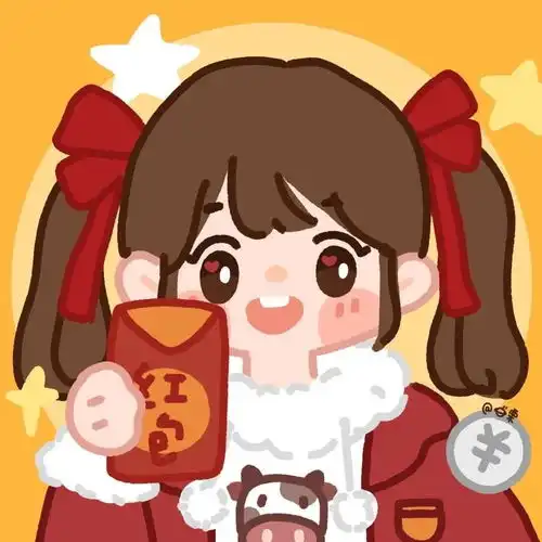 新年闺蜜头像可爱兔年