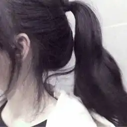 qq头像女生侧颜长发好看的