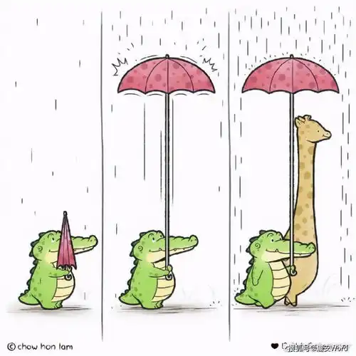 温暖漫画暖心的鳄鱼先生