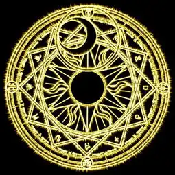 百变小樱魔术卡魔法阵图片