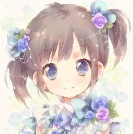 卡通头像女生可爱小清新自然图片不要衣服