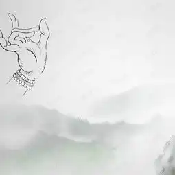 中国风水墨佛珠主图背景素材背景图片免费下载主图直通车psd千库网图片编号4784407