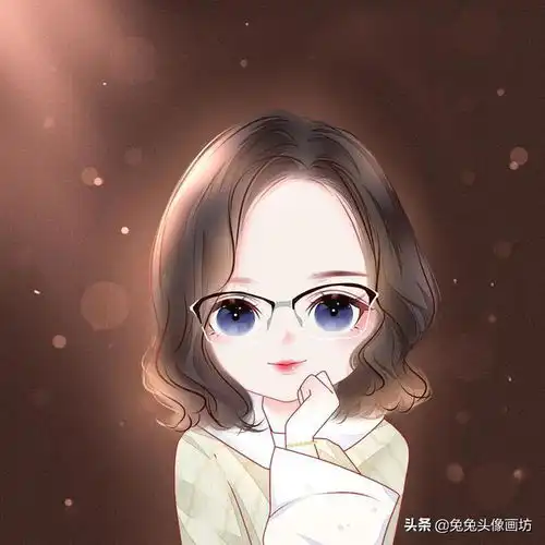 2022年最美短发卡通头像,真人照片变漫画头像,气质洋气又好看