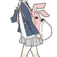 半身裙卡通头像短裙