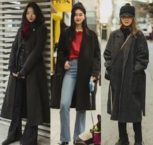 冬天大衣怎么穿才温柔分享27套轻柔淡雅的韩系风搭配,值得借鉴