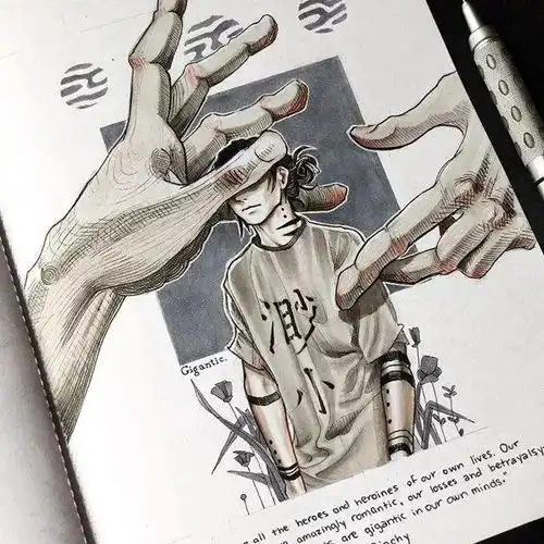 ins八位漫画大师的创作手稿,总有一种风格你喜欢