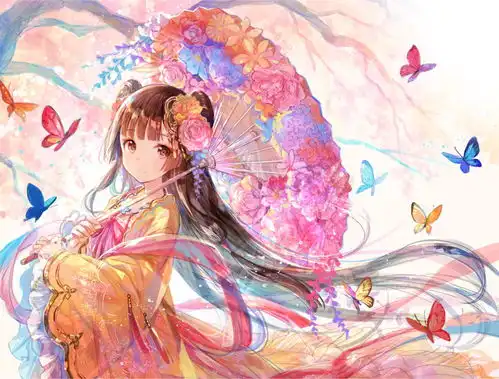 二次元美女动漫插画要有一位这样的仙女朋友就好了