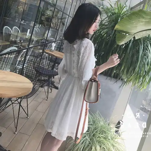 仙气的时尚连衣裙,青春减龄,上身优雅有气质