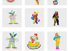 马戏团愚人节卡通小丑脸谱png免扣素材图片模板下载56.94mb动漫人物大全人物形象