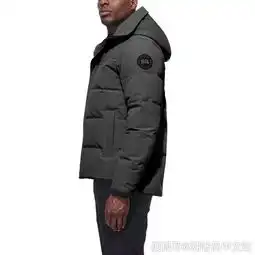 加拿大鹅canadagoose羽绒服macmillan系列男式户外防护保暖派克大衣红色