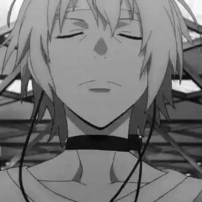 黑色侧脸头像男动漫系女