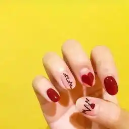 仙系女生头像动漫美甲