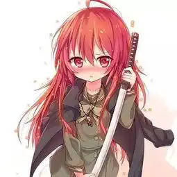 头像控可爱的红发少女,灼眼的夏娜