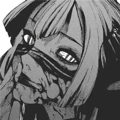 黑系动漫女头像可爱黑白