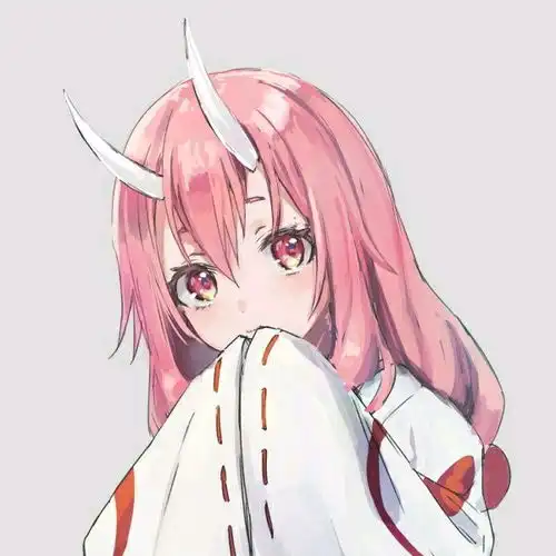 动漫女头绿色系模糊人物