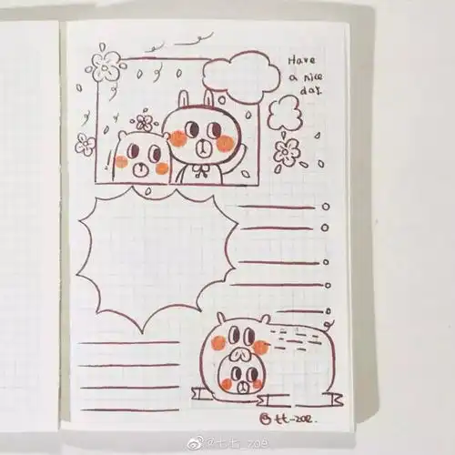 手帐素材不会画画,不会排版0基础画出漂亮手账本