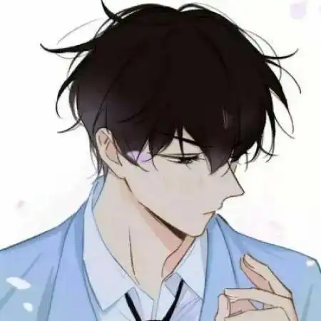 卡通男生头像冷酷背影代
