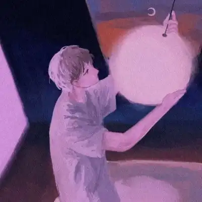 蓝色系超仙头像男男生