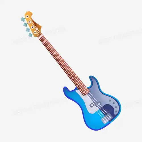 手绘卡通电吉他免抠元素png图片素材下载手绘png熊猫办公