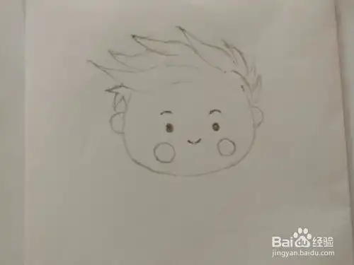 卡通人物小王子的画法