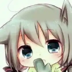 微信头像卡通人和猫可爱