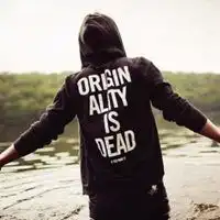 黑白灰男背景头像