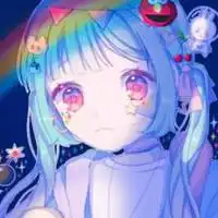 淡蓝色系女生动漫头像微信头像图片大全