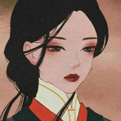 手绘唯美动漫头像女生一个人的一往情深