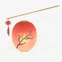 卡通简约灯笼红色节日新年装饰元素png图片素材下载红色png熊猫办公