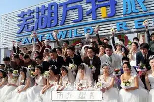 芜湖百人婚纱秀婚博会激情上演图