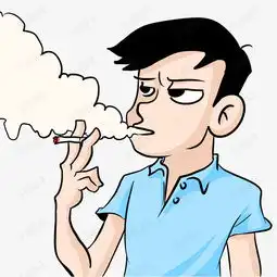 卡通烟男生头像男生