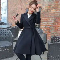 mm的肉肉有处可藏,毛呢大衣提供阵地