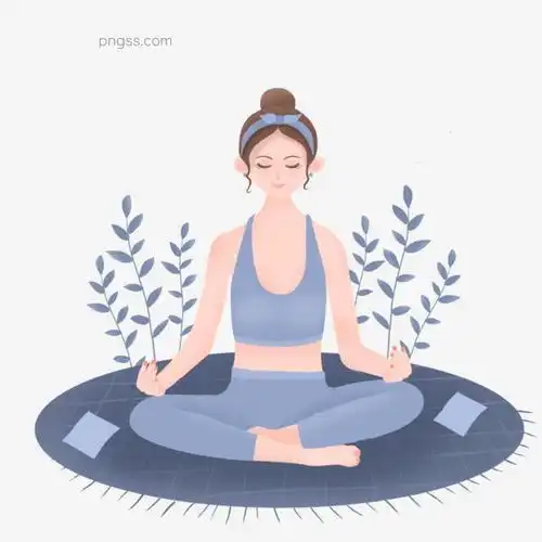 打坐的卡通美女图片图片大小2000x2000px图片尺寸1.48mb来自png搜索网pngss.com免费免扣png素材下载其他人物矢量人物矢量素材瑜伽运动装饰图案