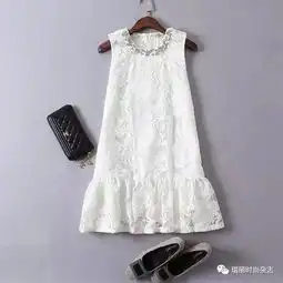 白色连衣裙,干净而纯粹,就如同你勿忘的初心