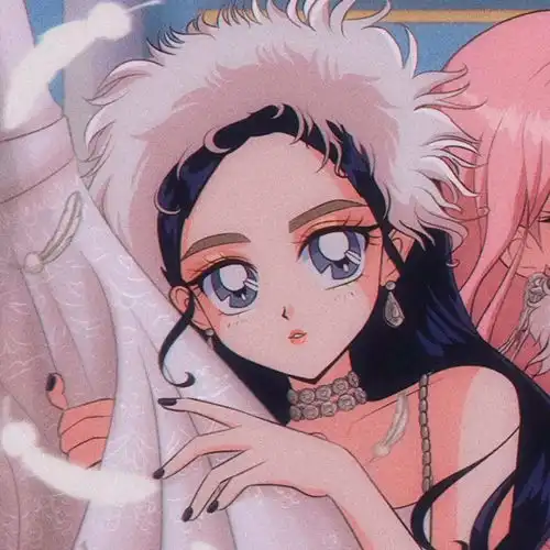 复古动漫姐妹头像