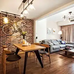 90方北欧三居装修案例装修方案酷家乐