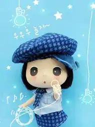 谁可以告诉我这个卡通女孩在百度里打什么字能搜到