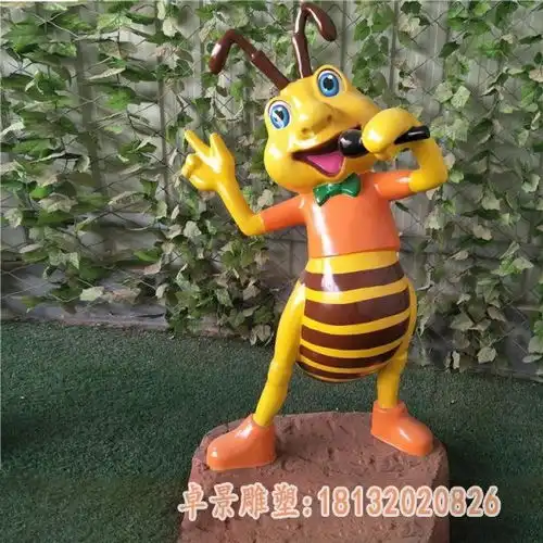 深圳小蜜蜂玻璃钢雕塑怀化蜜蜂树脂雕塑订制
