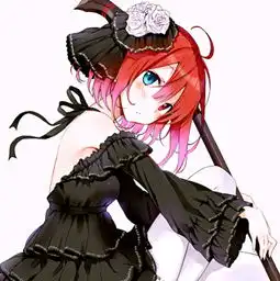 求类似这种的异色双瞳二次元少女图片,越多越好