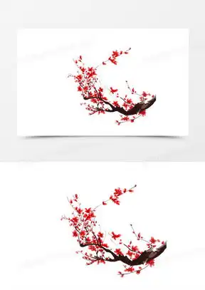 国画寒梅傲雪图片大全大图