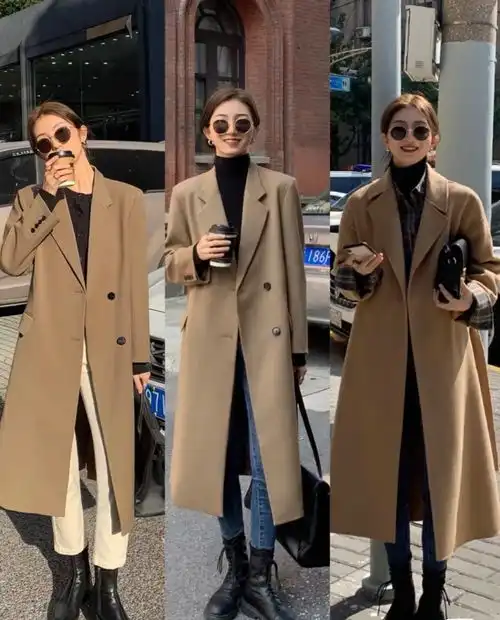 冬季韩系大衣穿搭指南,从款式到搭配实用好借鉴,温暖又有气质