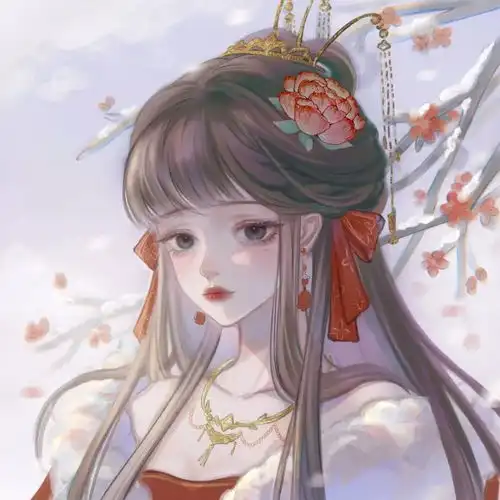 仙气可爱古风动漫女生头像市井长巷,聚拢来是烟火,摊开来是人间