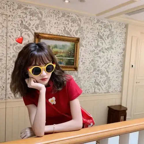 绿色头像ins高级质感系