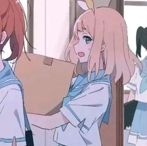 三个闺蜜头像卡通女生闺